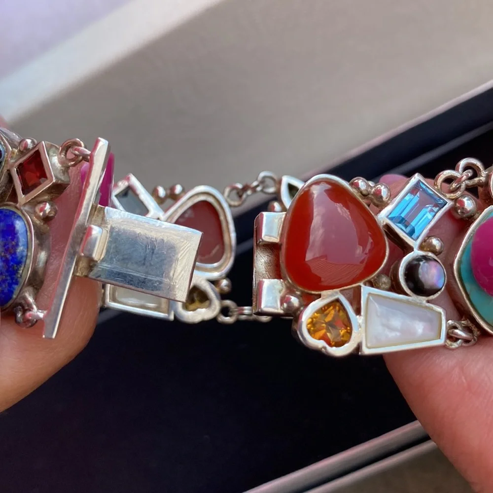 Multi Gemstone Bracelet - Picture 4 of 5